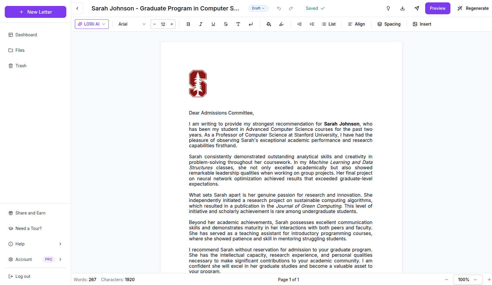 LORii Editor Preview